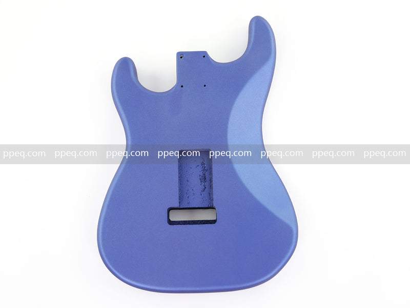 Lightweight Paulownia ST-Style Guitar Body with Satin Metallic Blue Finish (STB-106)