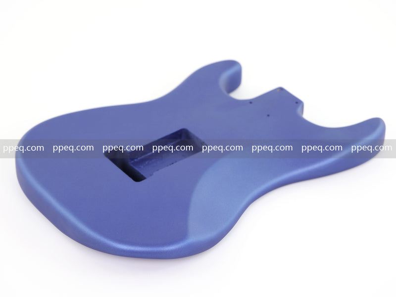 Lightweight Paulownia ST-Style Guitar Body with Satin Metallic Blue Finish (STB-106)