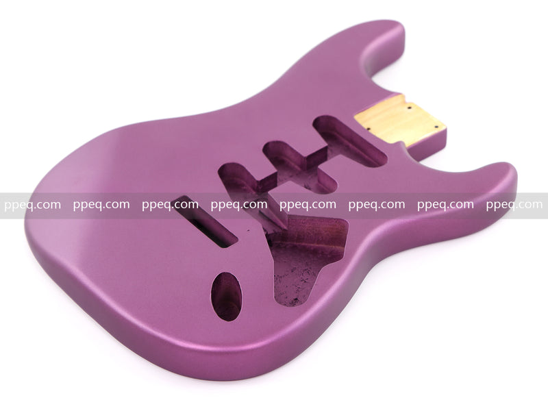 Lightweight Paulownia ST-Style Guitar Kit Body with Matte Purple Finish (STB-102)