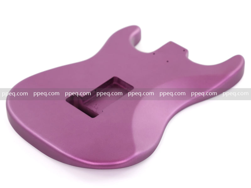 Lightweight Paulownia ST-Style Guitar Kit Body with Matte Purple Finish (STB-102)