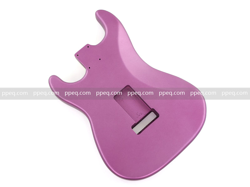 Lightweight Paulownia ST-Style Guitar Kit Body with Matte Purple Finish (STB-102)