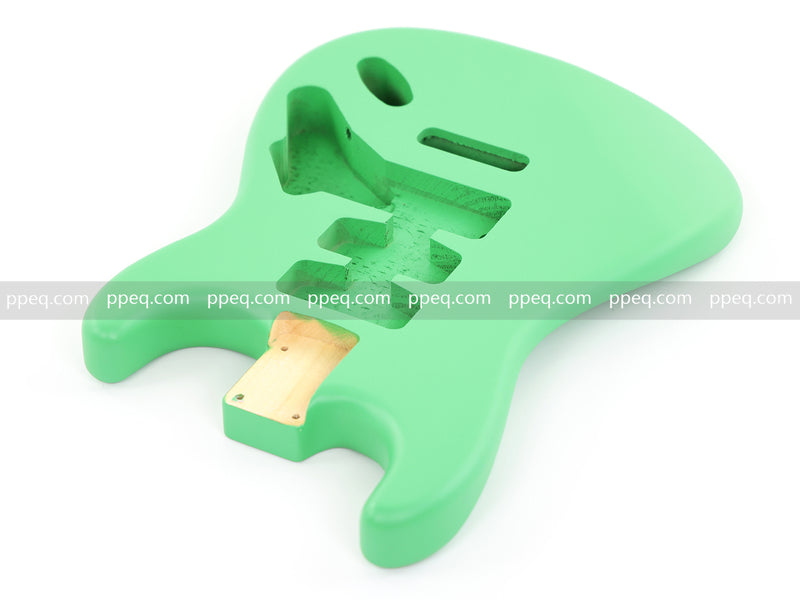 Lightweight Paulownia ST-Style Guitar Kit Body with Matte Mint Green Finish (STB-103)
