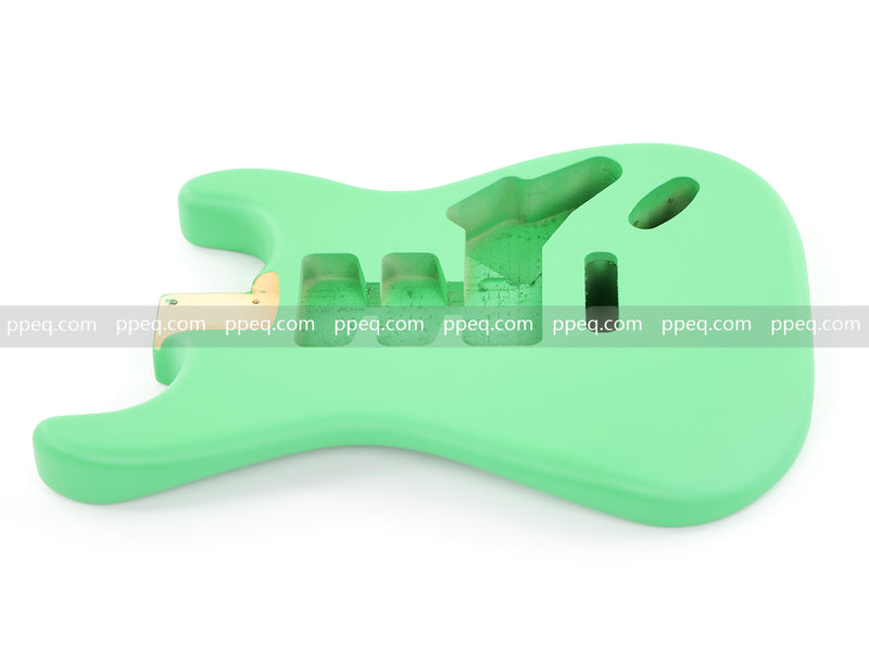 Lightweight Paulownia ST-Style Guitar Kit Body with Matte Mint Green Finish (STB-103)
