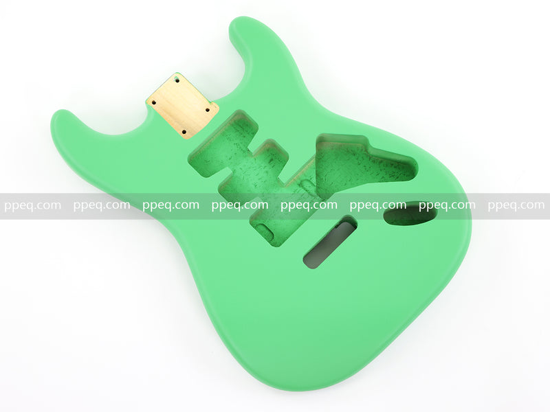 Lightweight Paulownia ST-Style Guitar Kit Body with Matte Mint Green Finish (STB-103)
