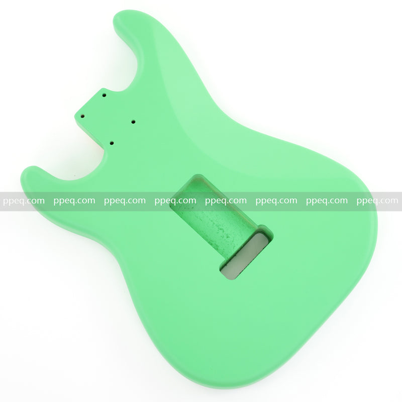 Lightweight Paulownia ST-Style Guitar Kit Body with Matte Mint Green Finish (STB-103)