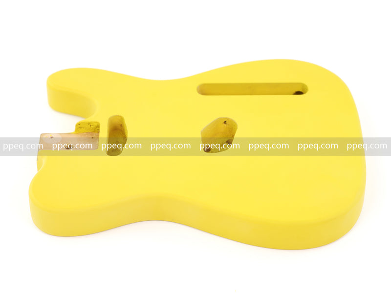 Lightweight Paulownia TL-Style Guitar Body with Matte Canary Yellow Finish (TLB-107)