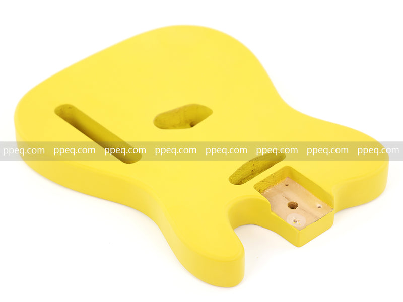 Lightweight Paulownia TL-Style Guitar Body with Matte Canary Yellow Finish (TLB-107)