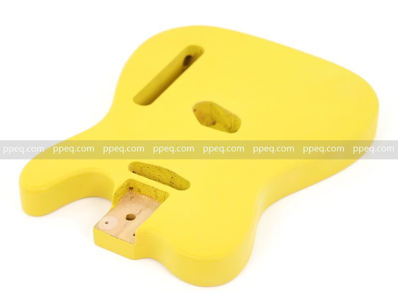 Lightweight Paulownia TL-Style Guitar Body with Matte Canary Yellow Finish (TLB-107)