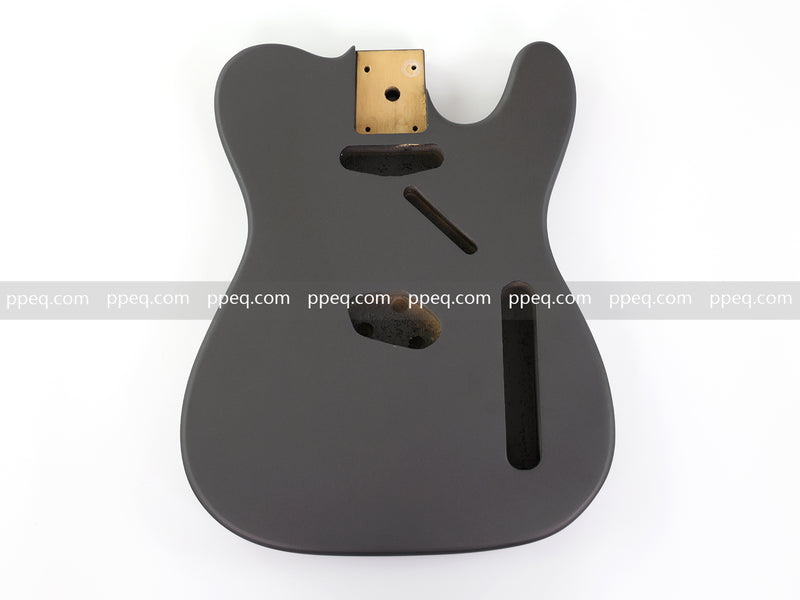 Lightweight Paulownia TL-Style Guitar Body with Matte Charcoal Gray Finish (TLB-105)
