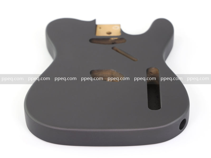 Lightweight Paulownia TL-Style Guitar Body with Matte Charcoal Gray Finish (TLB-105)