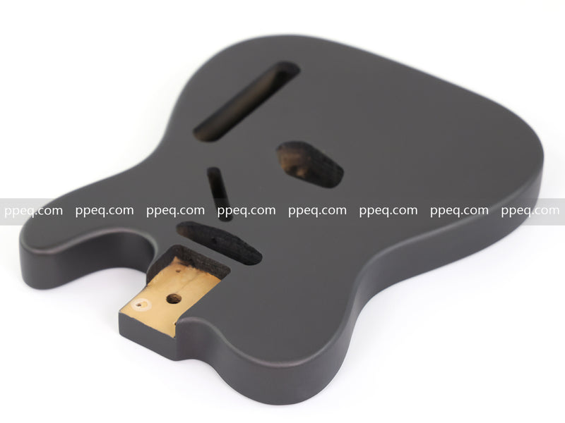 Lightweight Paulownia TL-Style Guitar Body with Matte Charcoal Gray Finish (TLB-105)