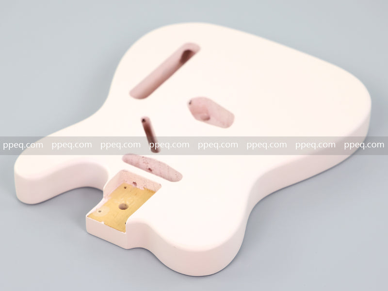 Lightweight Paulownia TL-Style Guitar Body with Matte Shell Pink Finish (TLB-108)