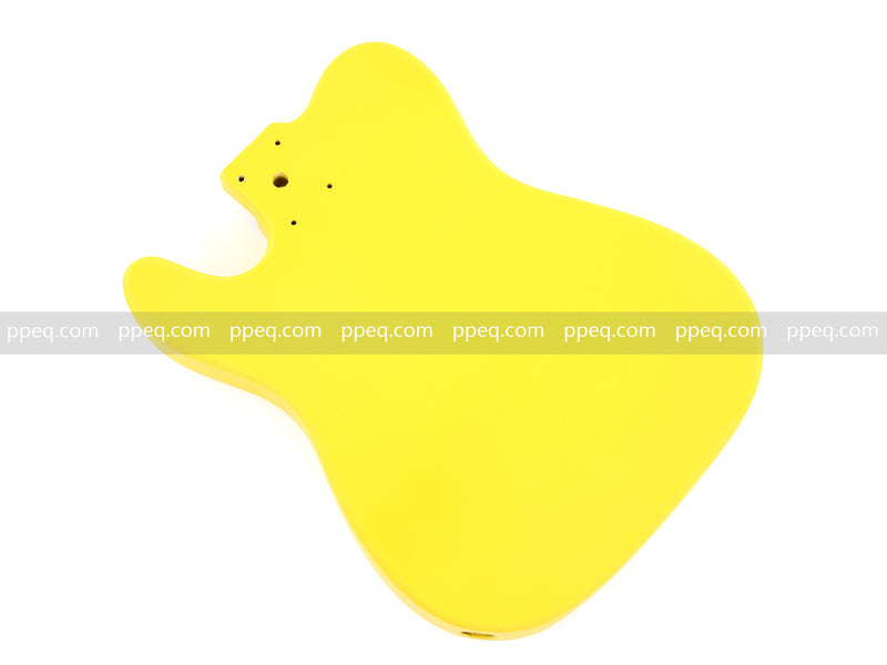 Lightweight Paulownia TL-Style Guitar Kit Body with Matte Canary Yellow Finish (TLB-102)