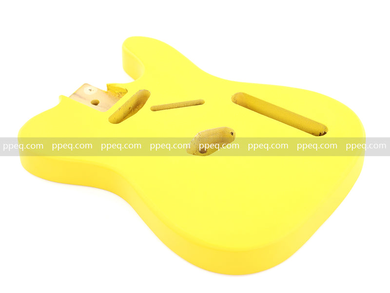 Lightweight Paulownia TL-Style Guitar Kit Body with Matte Canary Yellow Finish (TLB-102)