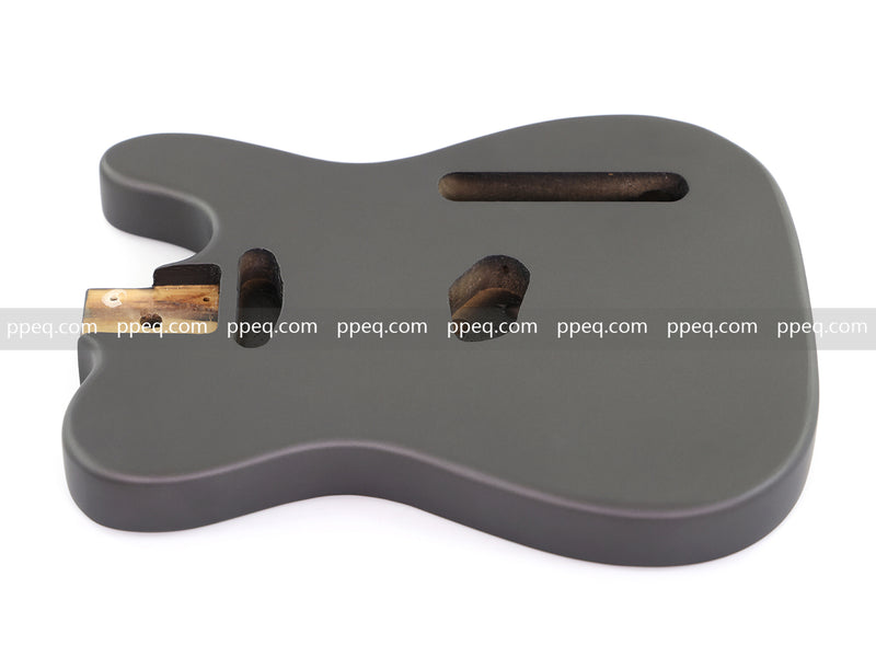 Lightweight Paulownia TL-Style Guitar Kit Body with Matte Charcoal Gray Finish (TLB-101)