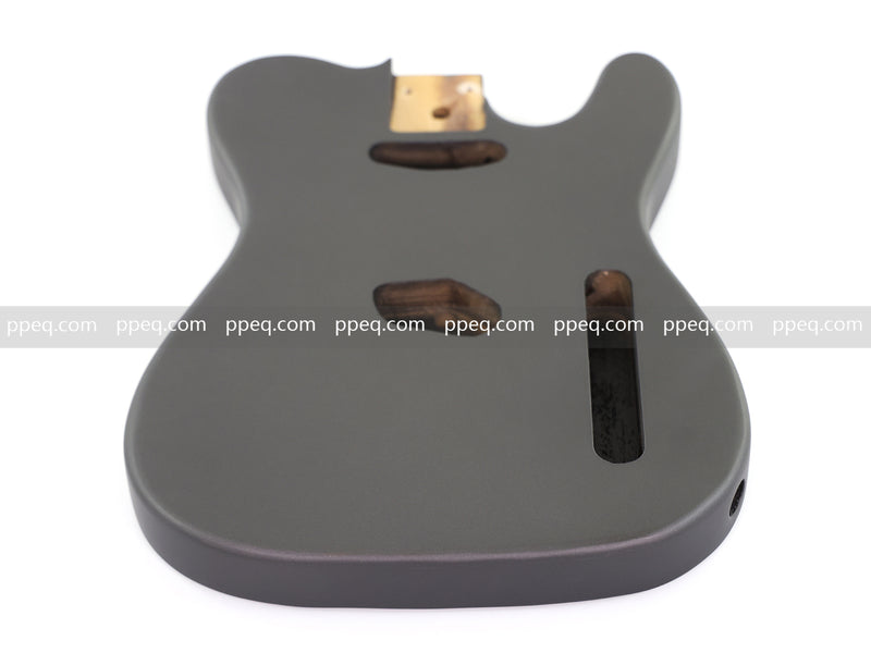 Lightweight Paulownia TL-Style Guitar Kit Body with Matte Charcoal Gray Finish (TLB-101)