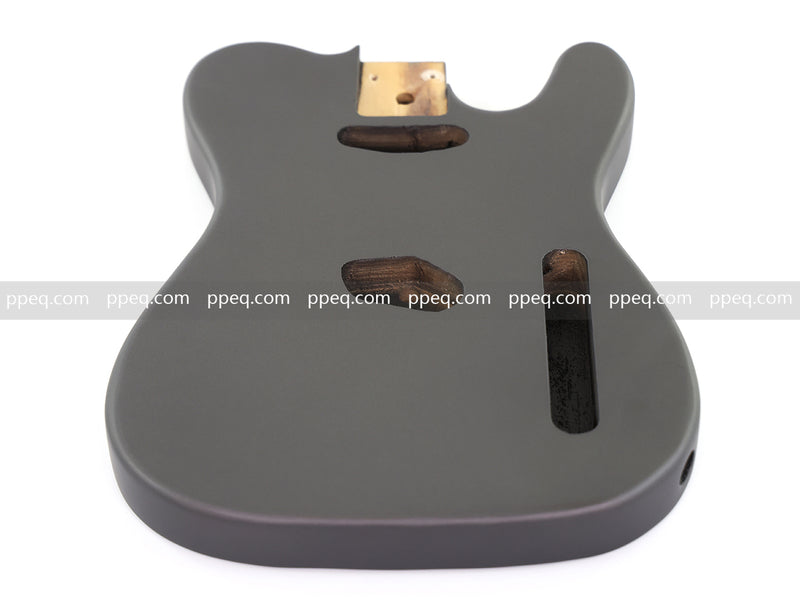 Lightweight Paulownia TL-Style Guitar Kit Body with Matte Charcoal Gray Finish (TLB-101)