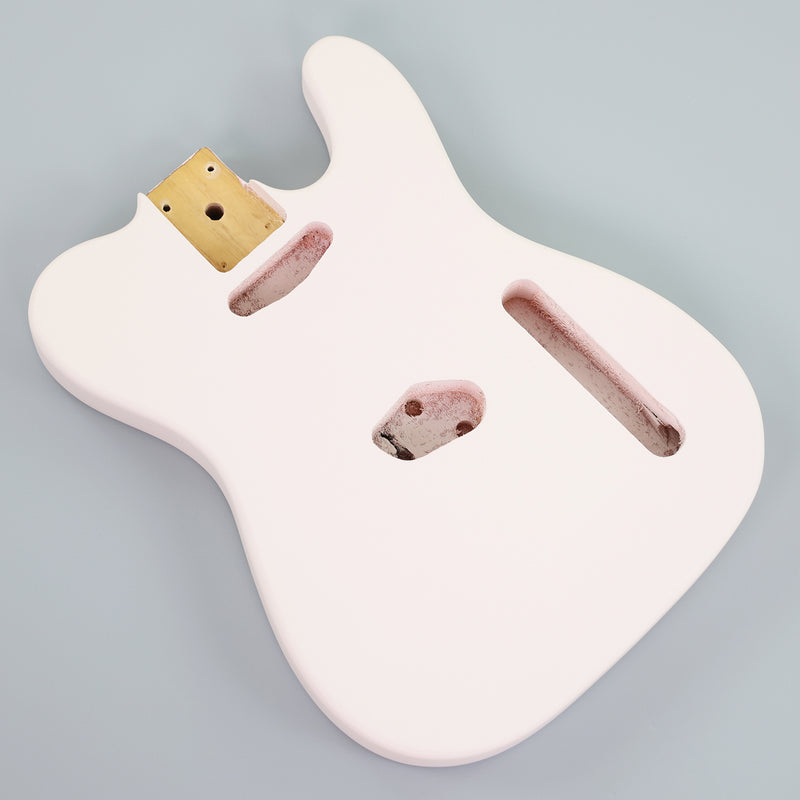 Lightweight Paulownia TL-Style Guitar Kit Body with Matte Shell Pink Finish (TLB-104)