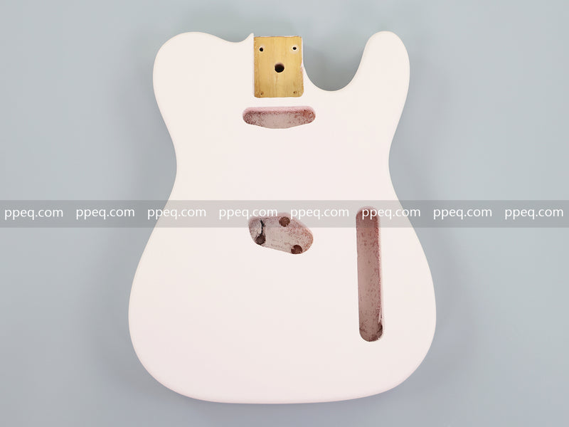 Lightweight Paulownia TL-Style Guitar Kit Body with Matte Shell Pink Finish (TLB-104)