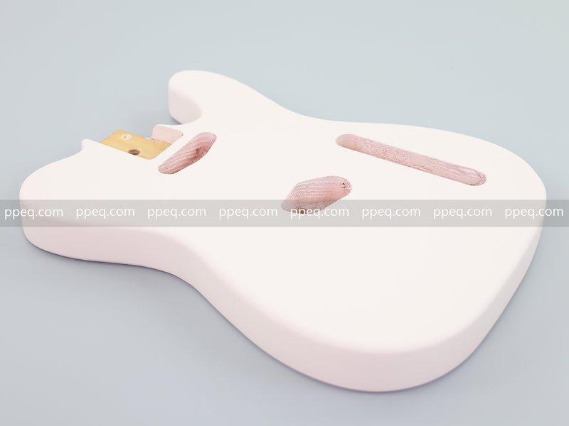 Lightweight Paulownia TL-Style Guitar Kit Body with Matte Shell Pink Finish (TLB-104)