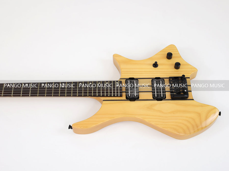 Neck Through Ash Body Headless Electric Guitar (PWT-015)