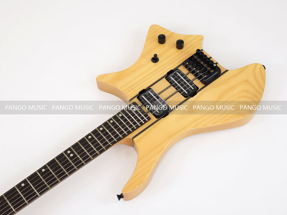 Neck Through Ash Body Headless Electric Guitar (PWT-015)