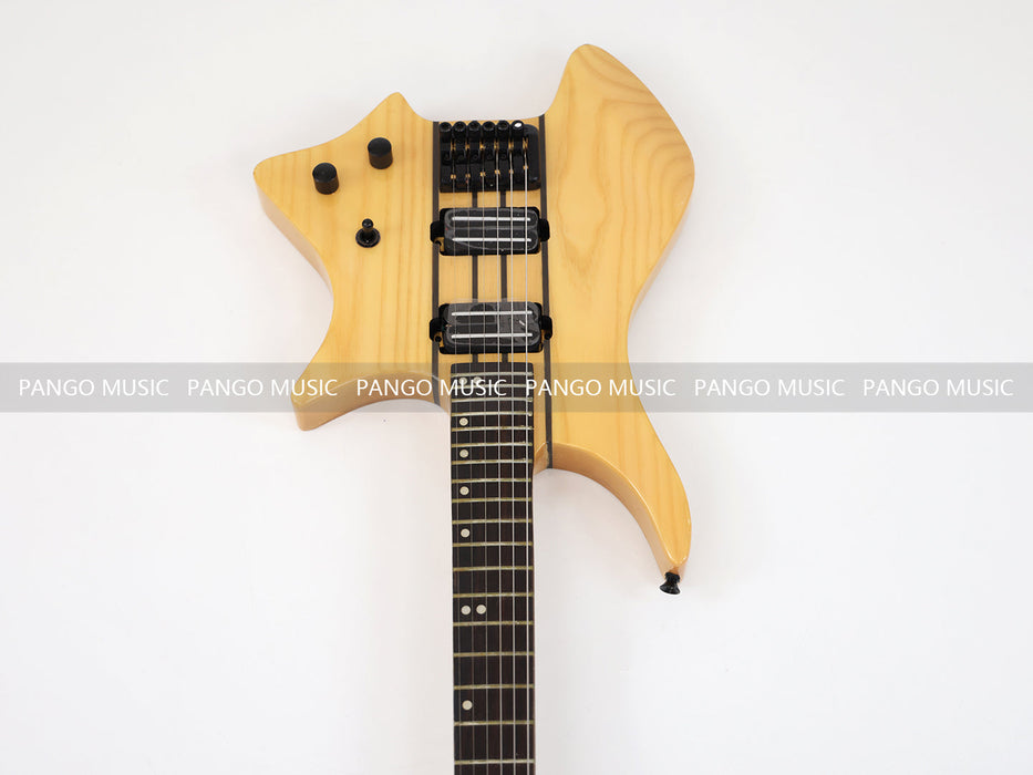 Neck Through Ash Body Headless Electric Guitar (PWT-015)