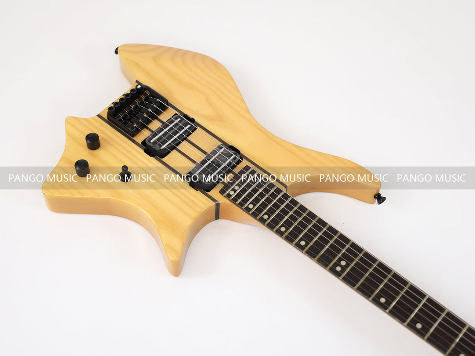 Neck Through Ash Body Headless Electric Guitar (PWT-015)