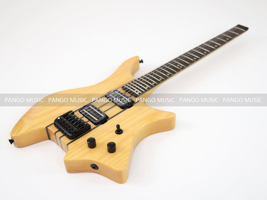 Neck Through Ash Body Headless Electric Guitar (PWT-015)