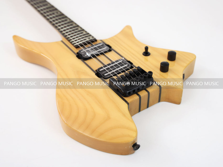 Neck Through Ash Body Headless Electric Guitar (PWT-015)