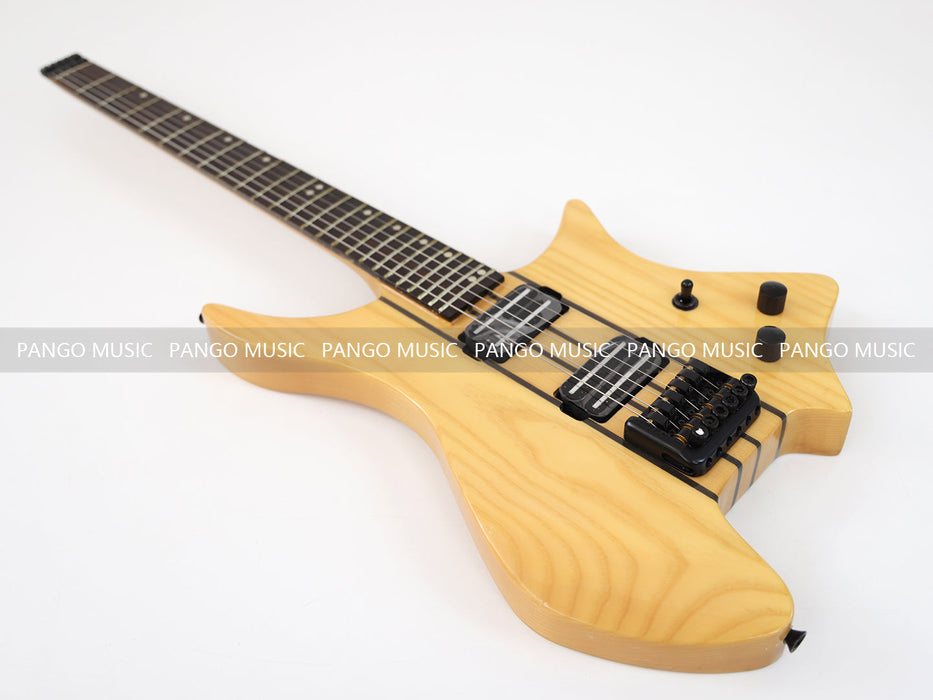 Neck Through Ash Body Headless Electric Guitar (PWT-015)