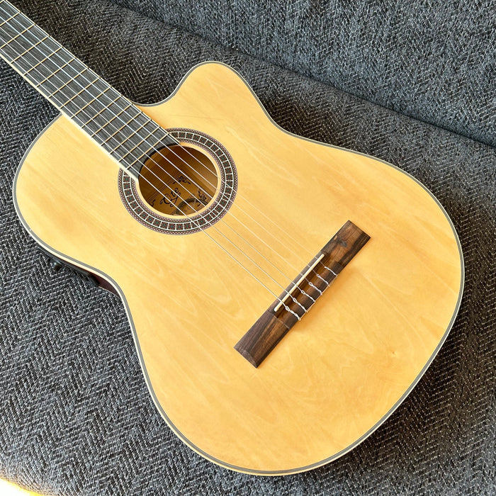 39 Inch Thin Body Classical Guitar with EQ (QCG2301)