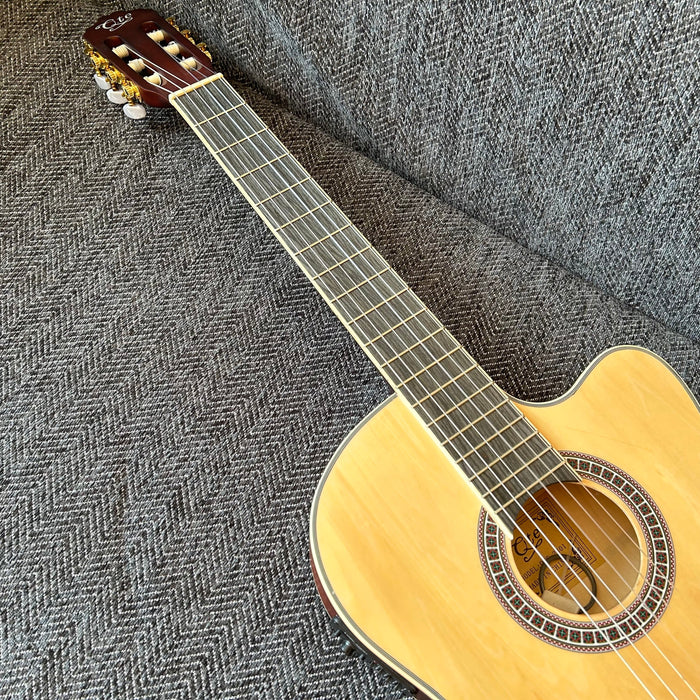 39 Inch Thin Body Classical Guitar with EQ (QCG2301)