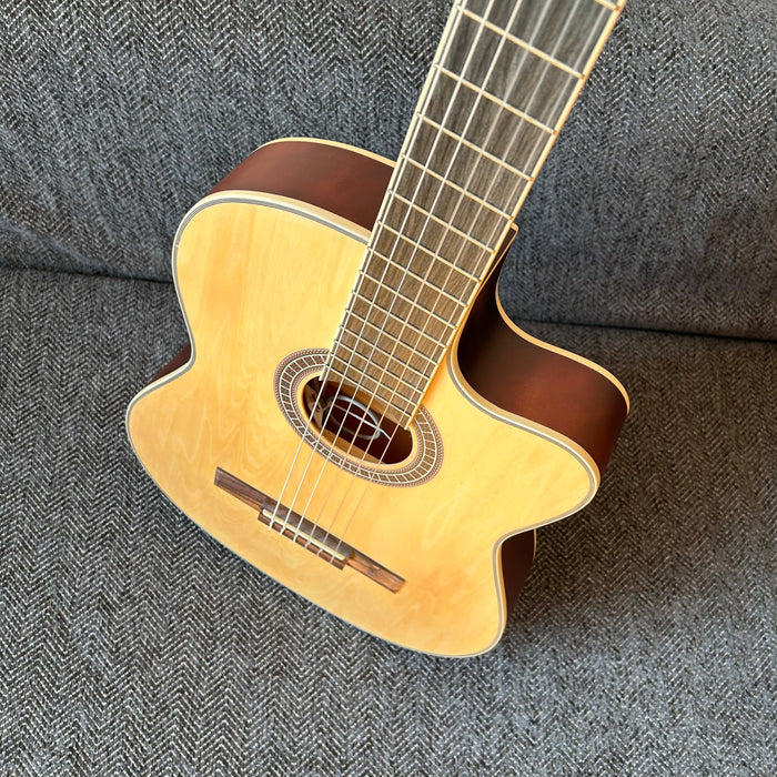 39 Inch Thin Body Classical Guitar with EQ (QCG2301)