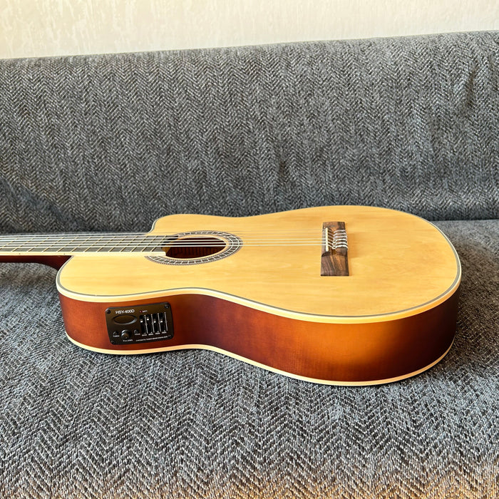 39 Inch Thin Body Classical Guitar with EQ (QCG2301)