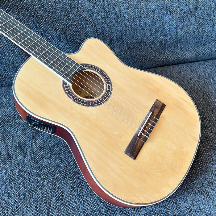 39 Inch Thin Body Classical Guitar with EQ (QCG2301)