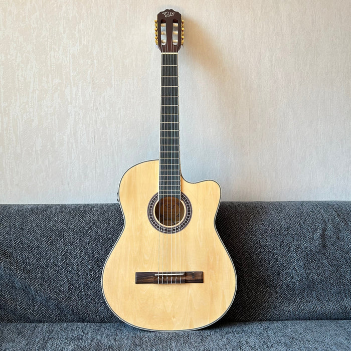 39 Inch Thin Body Classical Guitar with EQ (QCG2301)