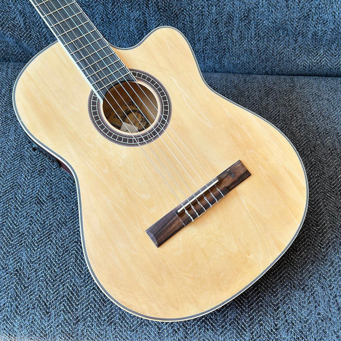 39 Inch Thin Body Classical Guitar with EQ (QCG2301)