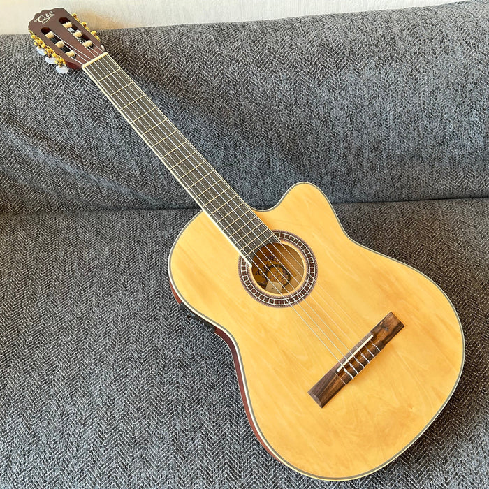 39 Inch Thin Body Classical Guitar with EQ (QCG2301)