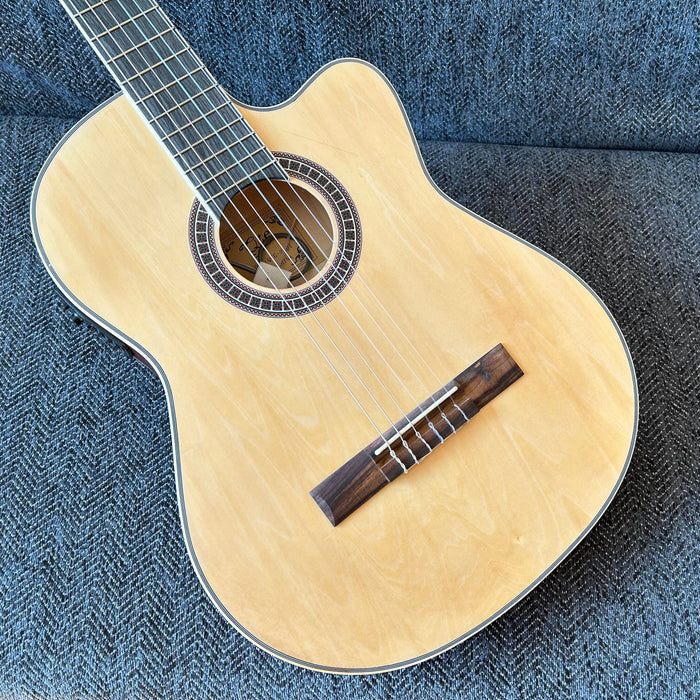 39 Inch Thin Body Classical Guitar with EQ (QCG2301)