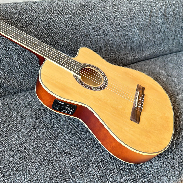 39 Inch Thin Body Classical Guitar with EQ (QCG2301)