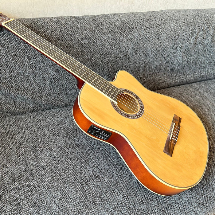 39 Inch Thin Body Classical Guitar with EQ (QCG2301)