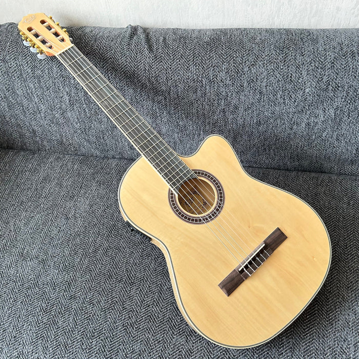 39 Inch Slim Classical Guitar with LED EQ (QCG2302)