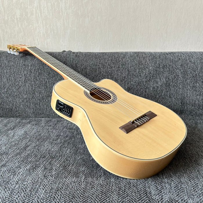 39 Inch Slim Classical Guitar with LED EQ (QCG2302)