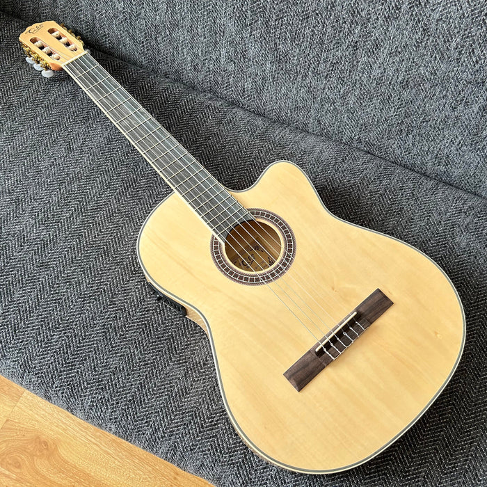 39 Inch Slim Classical Guitar with LED EQ (QCG2302)