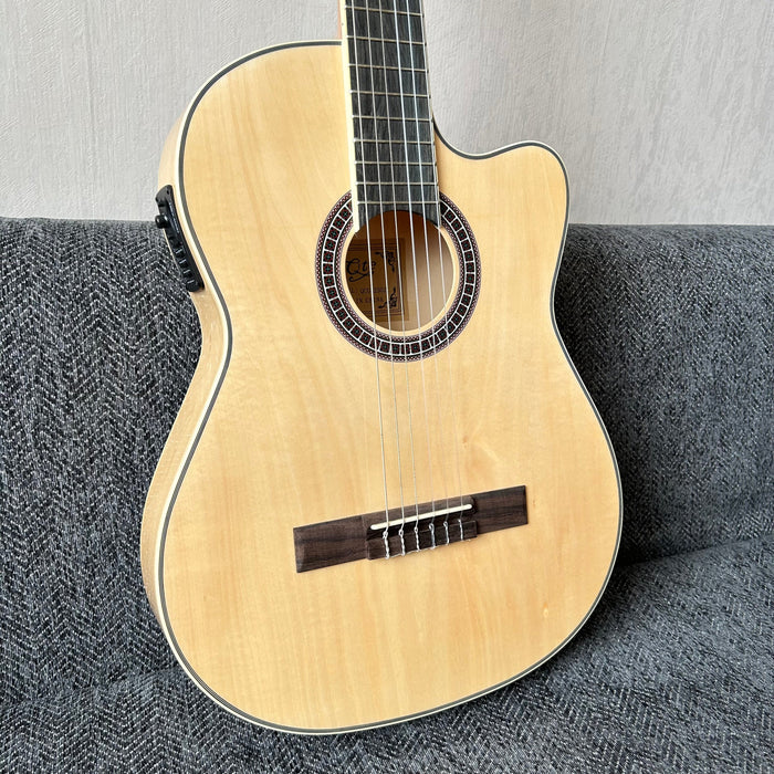 39 Inch Slim Classical Guitar with LED EQ (QCG2302)