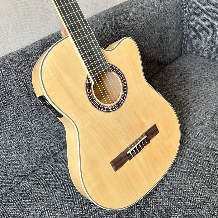 39 Inch Slim Classical Guitar with LED EQ (QCG2302)