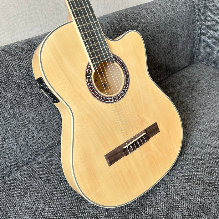 39 Inch Slim Classical Guitar with LED EQ (QCG2302)