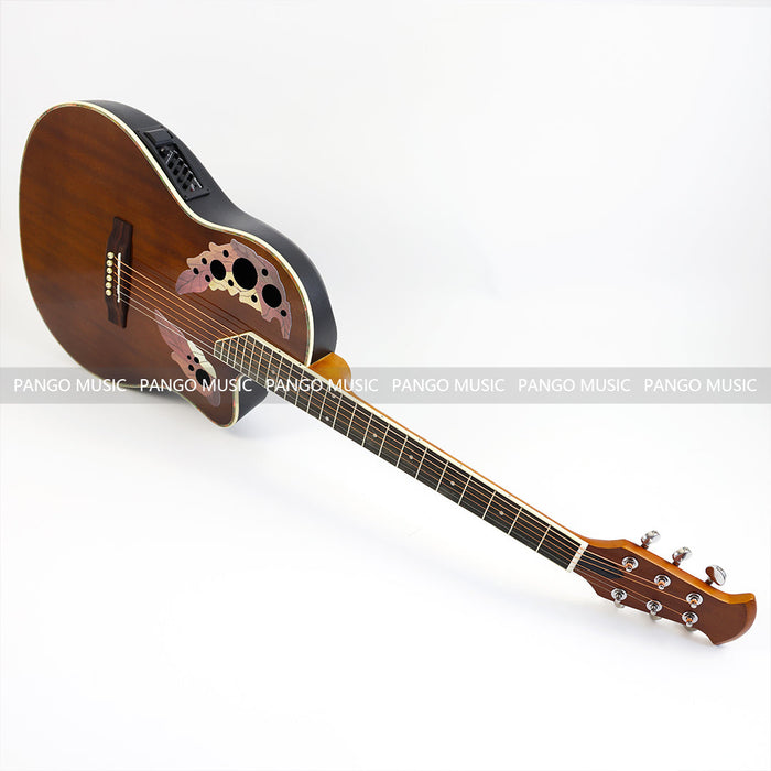 PANGO MUSIC 41 Inch Round Back Acoustic Guitar with EQ (PRB-008)