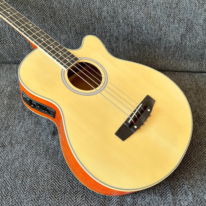 4 Strings Acoustic Bass Guitar (Shanghai Music Show Sample, JN345)